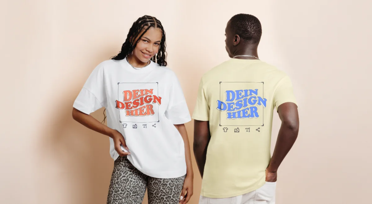 T-Shirt und Druck